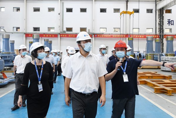 杭州市副市长柯吉欣一行调研人生就是搏股份